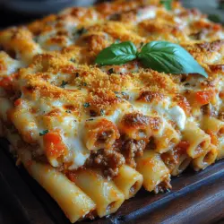 Baked ziti is a beloved comfort food that has won the hearts of families and food enthusiasts across the globe. This hearty Italian-American dish combines the satisfying texture of pasta with a rich, flavorful sauce and an irresistible melty cheese topping. Its charm lies not only in its taste but also in its convenience; baked ziti can be prepared in advance, making it an ideal choice for gatherings, weeknight dinners, or meal prep. Whether you are feeding a crowd or simply looking to enjoy a comforting meal at home, this life-changing baked ziti recipe is sure to impress.