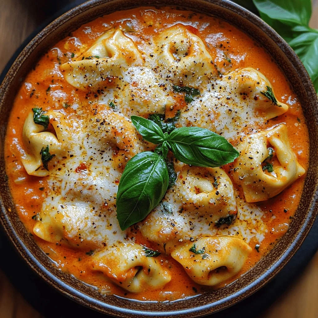 Creamy Tomato Basil Tortellini is a comforting, rich, and flavorful pasta dish that combines the simplicity of fresh tortellini with a luscious tomato and basil cream sauce. This recipe is perfect for both busy weeknights and special occasions, offering a delightful experience for pasta lovers. The harmonious blend of creamy, tangy, and aromatic elements transforms a humble meal into a gourmet feast that can impress family and friends alike.