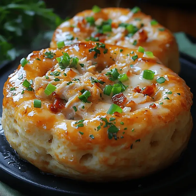 Are you searching for a crowd-pleasing dish that combines comfort, flavor, and fun? Look no further than the irresistible Chicken Bacon Ranch Pull Apart Rolls. These delectable rolls are a delightful fusion of shredded chicken, crispy bacon, creamy ranch dressing, and gooey cheese, all wrapped in buttery biscuit dough. Each roll pulls apart easily, making it a perfect finger food for gatherings, parties, or cozy family dinners.