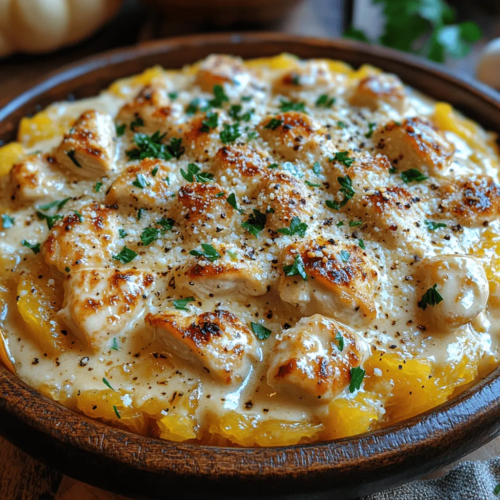Indulging in creamy, rich flavors doesn’t always have to come with a hefty calorie count. Enter the Low-Calorie Creamy Chicken Alfredo Spaghetti Squash – a delightful twist on the classic Italian favorite that satisfies your cravings without compromising your health goals. This dish seamlessly marries the comforting elements of traditional Alfredo with a nutritious and low-calorie base, making it an ideal choice for anyone looking to enjoy a delicious meal while prioritizing their well-being.
