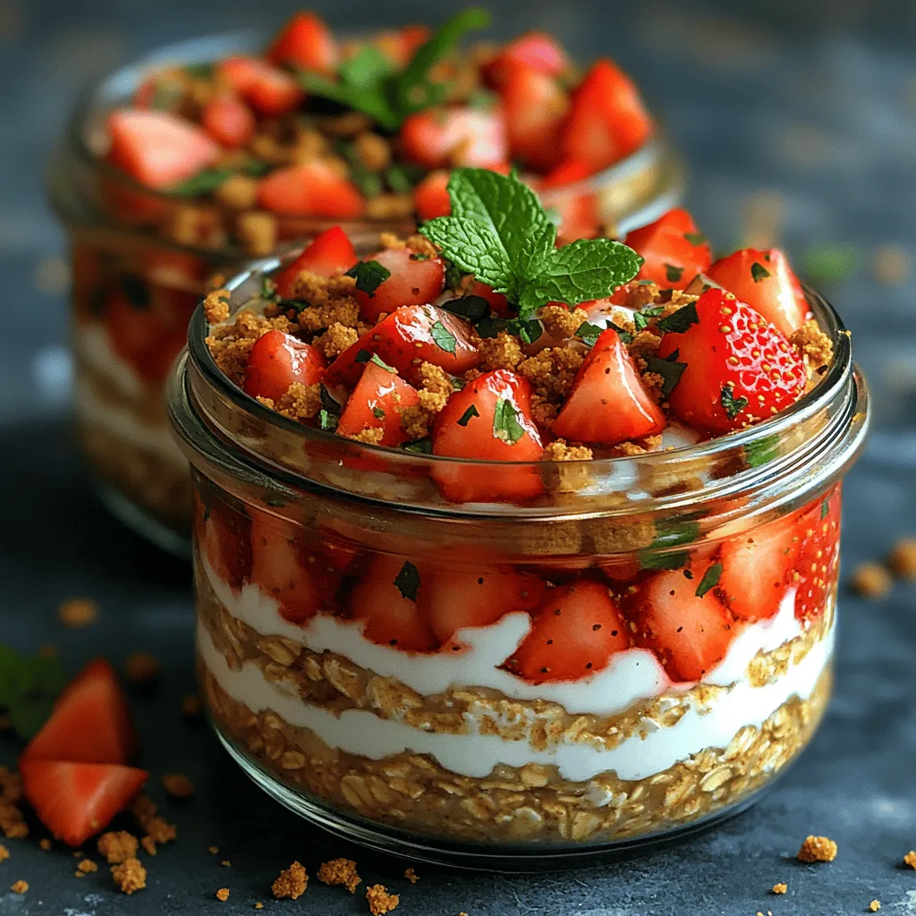 In the world of breakfast, overnight oats have emerged as a go-to choice for those seeking a quick, nutritious, and satisfying meal. This effortless dish involves soaking oats overnight in liquid, allowing them to absorb flavors and soften to a delightful texture by morning. Among the various flavor combinations, Strawberry Cheesecake Overnight Oats stand out as a particularly indulgent yet healthy option that beautifully marries the creamy richness of cheesecake with the refreshing taste of strawberries.