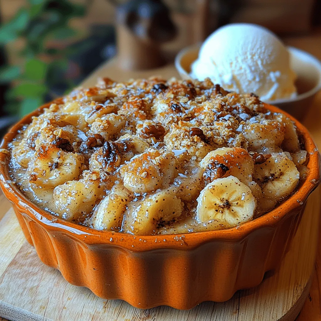 Banana desserts have long held a special place in the hearts of home bakers and dessert lovers alike. With their natural sweetness and versatility, bananas can transform even the simplest recipes into delightful treats. From banana bread to banana pudding, the humble banana is a culinary staple that can be enjoyed in countless ways. One of the standout options in the world of banana desserts is the Heavenly Banana Crumble—a dish that perfectly balances the comforting flavors of ripe bananas with a crunchy, buttery topping.