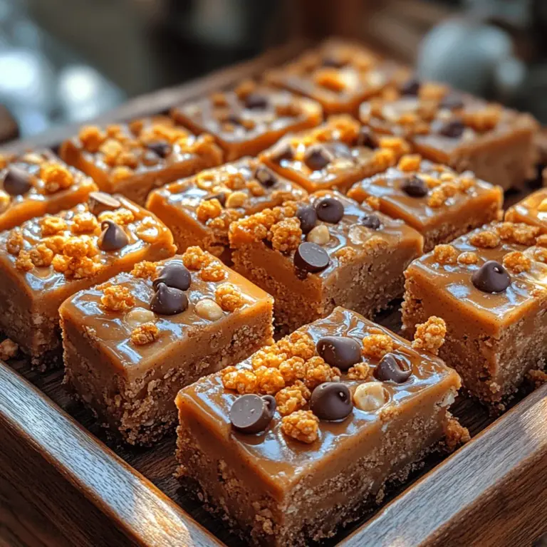 In the world of dessert, no-bake bars have surged in popularity, offering a quick and convenient way to indulge in sweet treats without the need for an oven. These delightful bars are not only easy to prepare but also cater to a wide range of taste preferences, making them a favorite among dessert lovers of all ages. Among the myriad of no-bake options available, the Crunchy Peanut Butter Bliss Bars stand out as a deliciously satisfying choice.