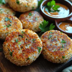 Crispy herb-infused rice patties are a delightful culinary creation that brings together the comforting taste of rice with the vibrant flavors of fresh herbs. This dish is not only satisfying but also incredibly versatile, making it a popular choice across various cuisines. Whether served as a snack, appetizer, or side dish, these patties can be adapted to suit different palates and occasions.