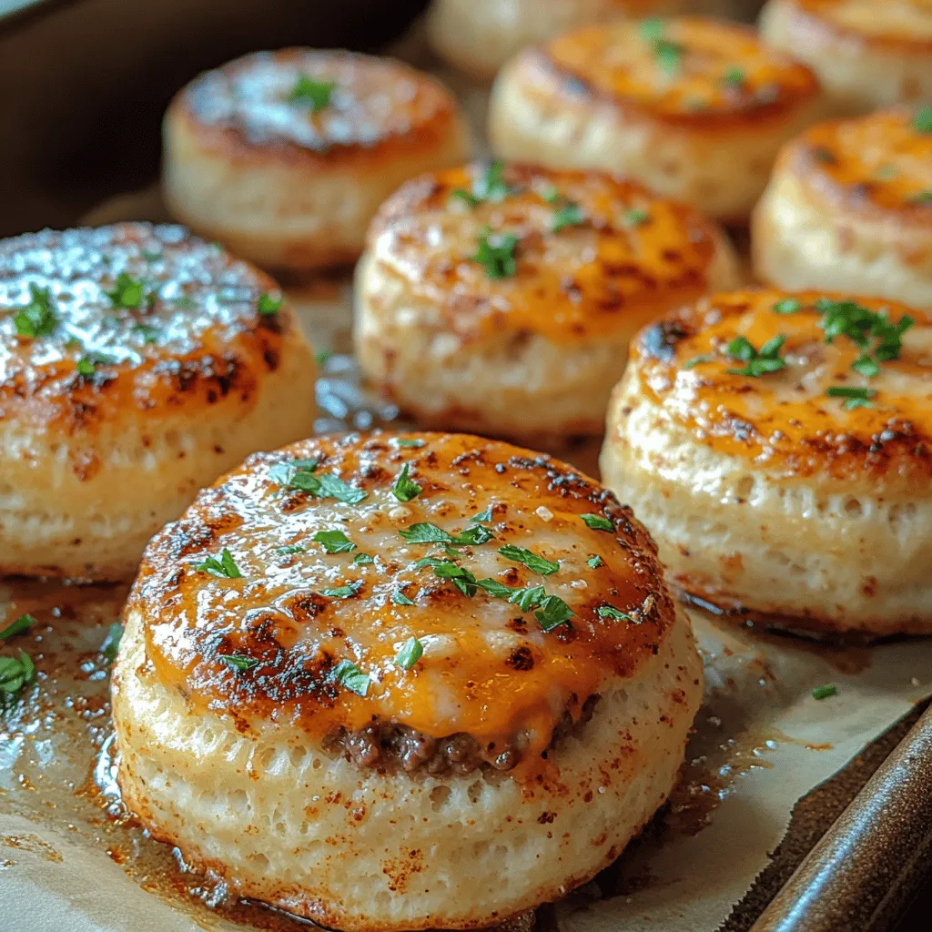 In the world of comfort food, few things can compete with the classic cheeseburger. Its juicy, flavorful patty, melted cheese, and delightful toppings have long captivated the hearts of food lovers everywhere. But what if you could take that beloved cheeseburger and elevate it to new heights? Enter the Garlic Parmesan Cheeseburger Bombs—a delightful fusion of classic cheeseburger flavors wrapped in a buttery, garlicky biscuit dough. These tasty morsels are perfect for gatherings, family dinners, or even game-day celebrations, offering a crowd-pleasing option that’s as easy to prepare as it is delicious.