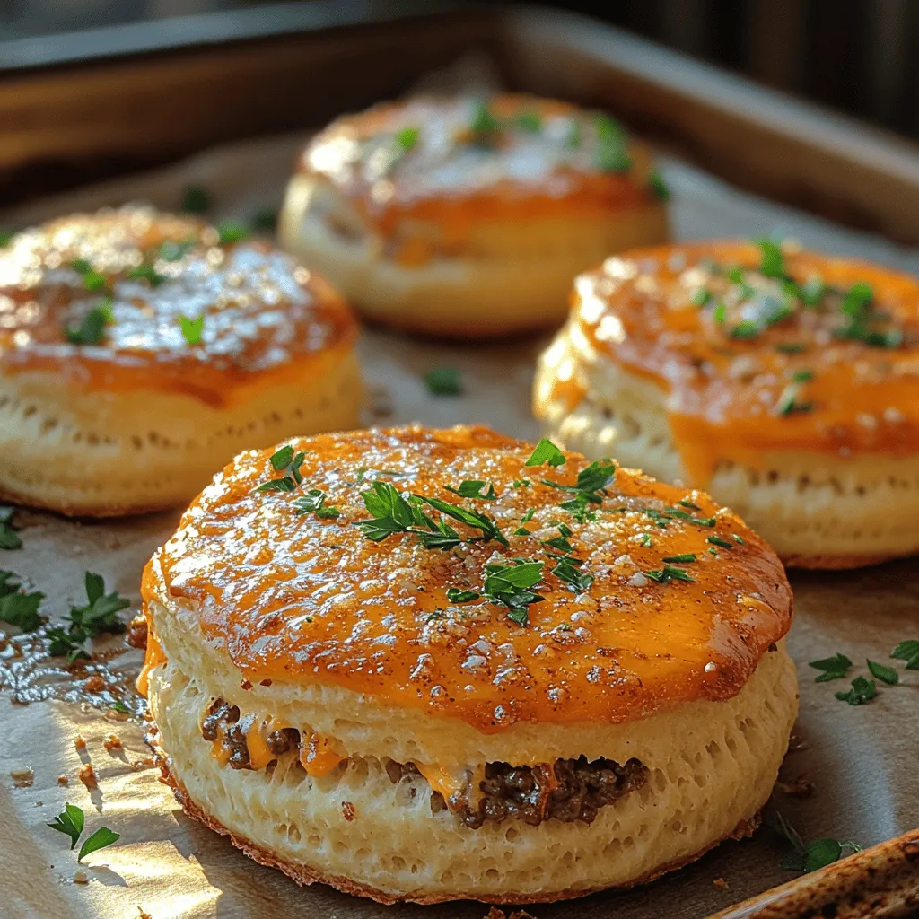 In the world of comfort food, few things can compete with the classic cheeseburger. Its juicy, flavorful patty, melted cheese, and delightful toppings have long captivated the hearts of food lovers everywhere. But what if you could take that beloved cheeseburger and elevate it to new heights? Enter the Garlic Parmesan Cheeseburger Bombs—a delightful fusion of classic cheeseburger flavors wrapped in a buttery, garlicky biscuit dough. These tasty morsels are perfect for gatherings, family dinners, or even game-day celebrations, offering a crowd-pleasing option that’s as easy to prepare as it is delicious.