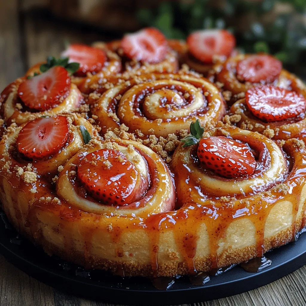 Imagine a warm, fluffy cinnamon roll, swirled with a luscious strawberry cheesecake filling, and topped with a rich cream cheese frosting. This delightful combination results in Strawberry Cheesecake Cinnabon Rolls, a treat that harmoniously merges the classic indulgence of cinnamon rolls with the refreshing sweetness of strawberries and the tanginess of cheesecake. As a dessert that tantalizes taste buds, it embodies the essence of fusion desserts, which have surged in popularity in recent years. Fusion desserts combine flavors and textures from different culinary traditions, creating innovative treats that appeal to a broader audience.