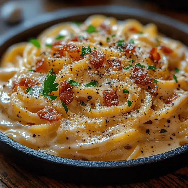Imagine sitting down to a plate of pasta that envelops you in its creamy richness, where every bite is a delightful dance of flavors. Welcome to the world of Creamy Bacon Delight Pasta, a dish designed to tantalize your taste buds and provide comfort on any occasion. This recipe is more than just a meal; it’s a celebration of simple ingredients that come together to create a soul-satisfying experience. Whether you’re cooking for a casual dinner at home or entertaining guests, this creamy pasta dish is sure to impress.
