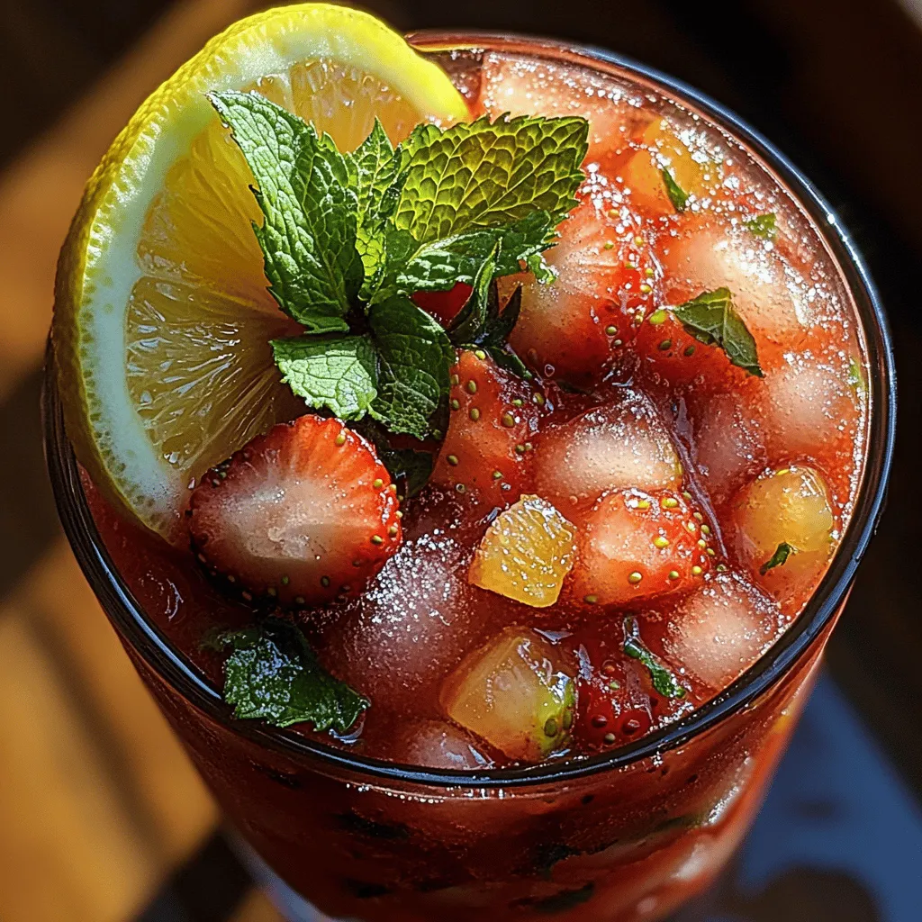 As the sun beats down and summer reaches its peak, there's nothing quite as invigorating as a cool, refreshing beverage to help you beat the heat. Enter the Frosty Strawberry Citrus Splash—a delightful concoction that seamlessly marries the sweet juiciness of strawberries with the zesty brightness of citrus. This slushy drink is more than just a way to quench your thirst; it's an experience that tantalizes your taste buds and elevates your summer gatherings. In this article, we will explore the vibrant world of this frozen beverage, offering a detailed recipe, preparation tips, and insights into the health benefits of its ingredients.