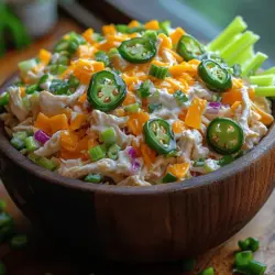 If you're on a low-carb diet and looking for a flavorful, satisfying meal, look no further than the Spicy Jalapeño Popper Keto Chicken Salad. This tantalizing dish brings together the bold flavors of spicy jalapeños, the creaminess of cheese, and the heartiness of chicken to create a salad that is not only delicious but also fits perfectly within the confines of a ketogenic lifestyle. With its delightful fusion of textures and tastes, this chicken salad is sure to become a staple in your meal rotation, providing a satisfying meal that will keep you on track with your dietary goals.