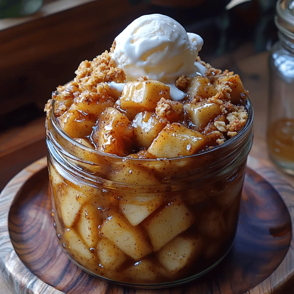 Apfel-Crumble im Glas, or Apple Crumble in a Jar, is a delightful German dessert that brings together the comforting flavors of sweet apples and aromatic spices, all nestled in a convenient glass container. This dessert is not only visually captivating but also incredibly easy to prepare, making it an excellent choice for both casual family dinners and festive gatherings. The combination of tender baked apples, a crunchy crumble topping, and the charm of serving in jars makes Apfel-Crumble im Glas a standout dessert that is sure to impress.