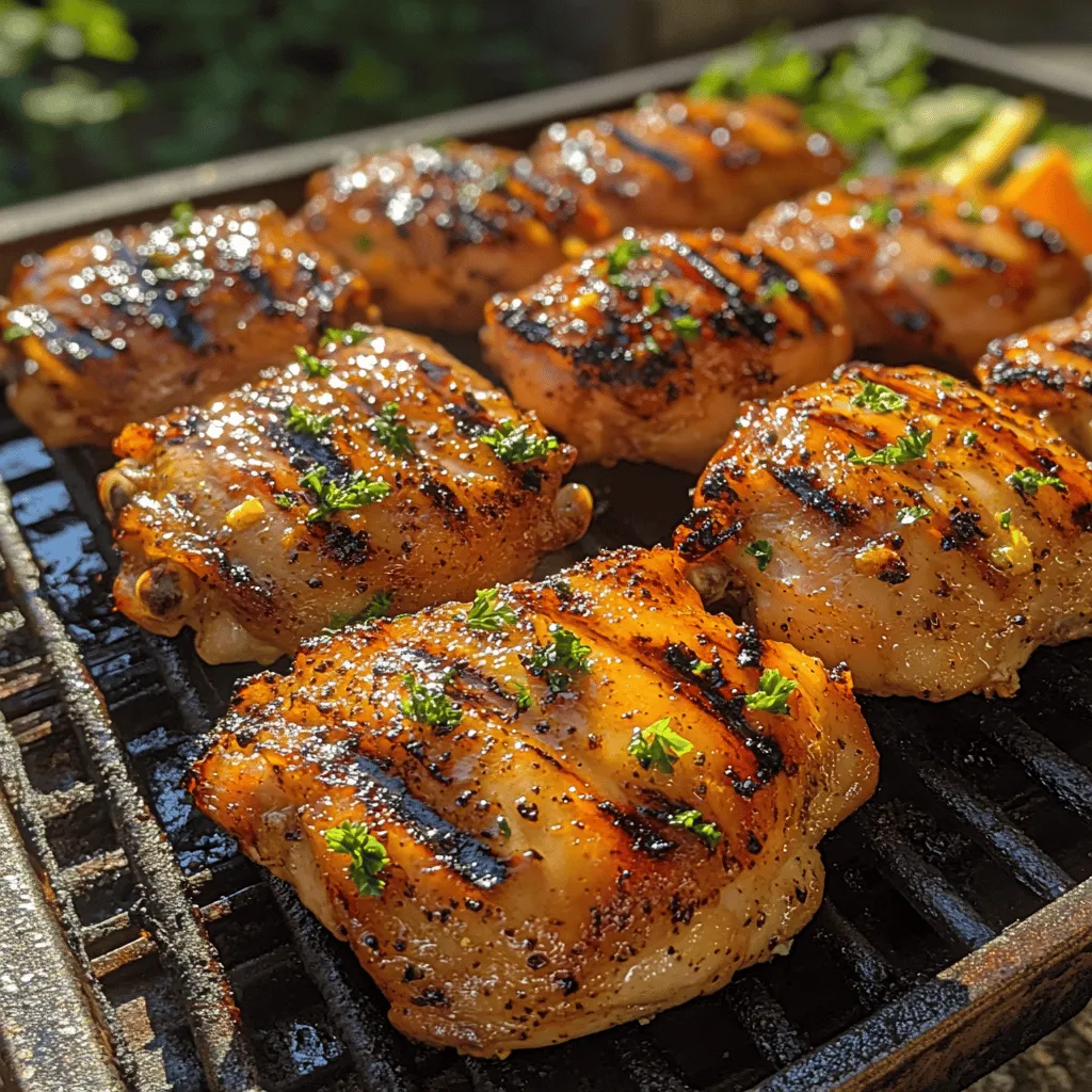 Grilled chicken recipes hold a special place in the hearts of food enthusiasts and home cooks alike. They are synonymous with summer gatherings, backyard barbecues, and family dinners. The sizzle of chicken on the grill, the smoky aroma wafting through the air, and the anticipation of sinking your teeth into juicy, flavorful meat are experiences that elevate any meal. Among the vast array of grilled chicken options, Smoky Citrus Grilled Chicken Thighs stand out as a particularly enticing choice. This recipe combines the rich flavors of smoky spices with the vibrant zest of citrus, creating a dish that is not only easy to prepare but also irresistibly delicious.