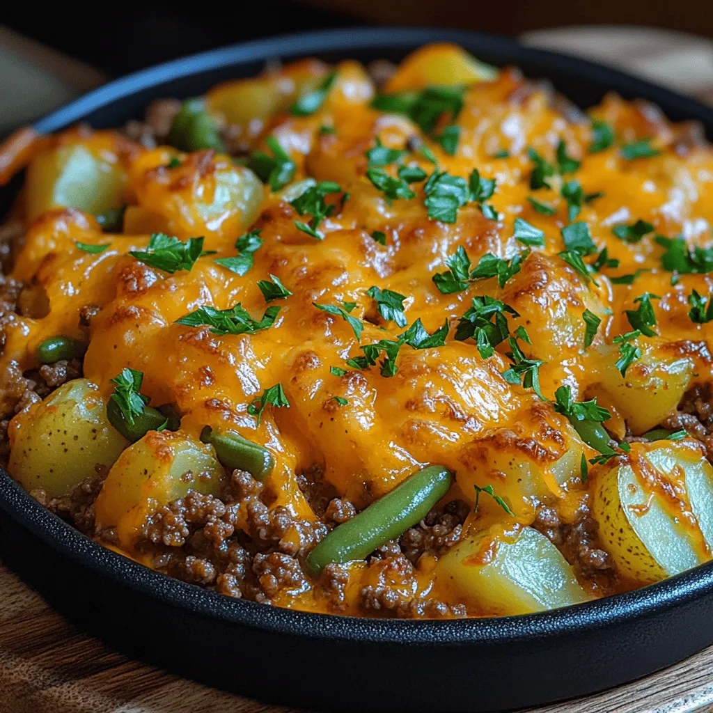 The origins of Hobo Casserole can be traced back to the Great Depression when meals had to be hearty yet inexpensive. The name “hobo” is derived from the travelers, or "hobos," who would gather around campfires, sharing what they had in one-pot meals. Over the years, this concept evolved into a popular home-cooked dish, particularly in American households. The simplicity of Hobo Casserole Delight, along with its versatility, has made it a beloved family recipe that is passed down through generations.
