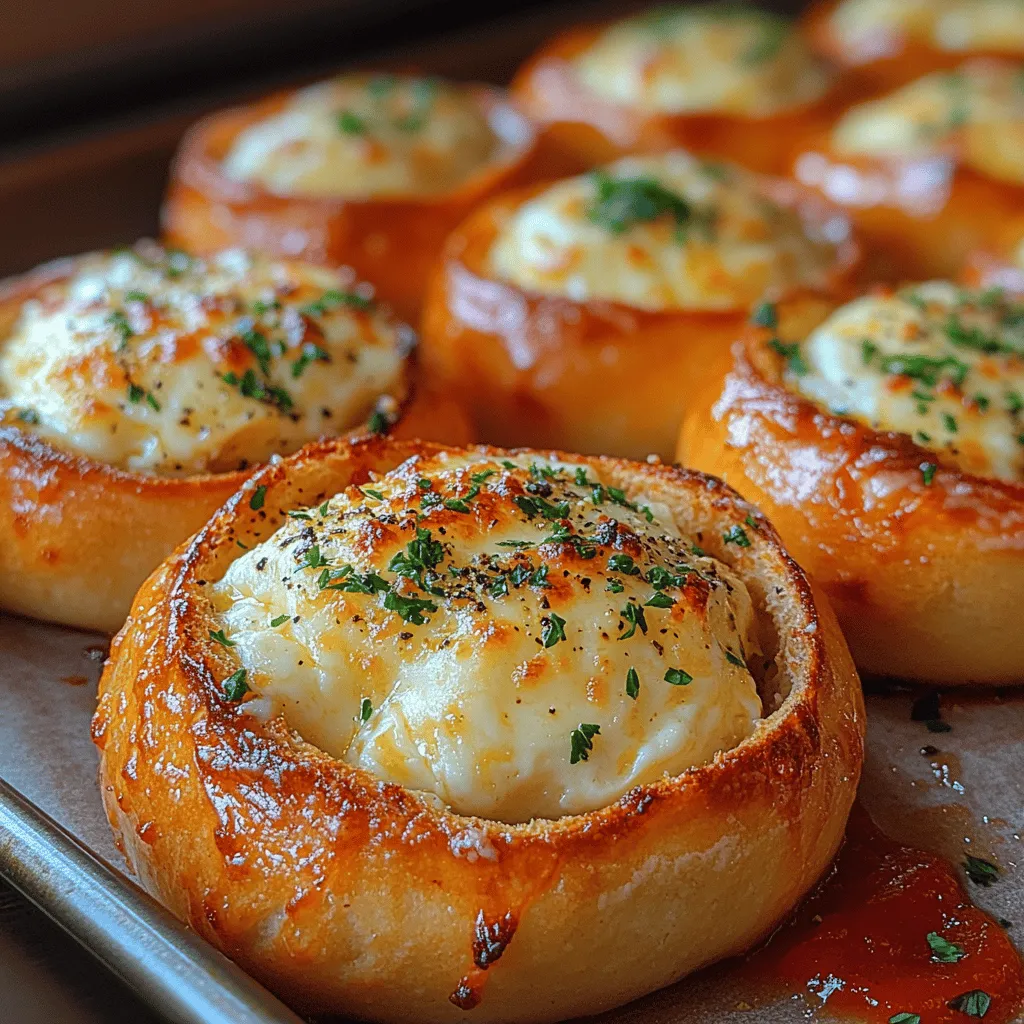 Imagine the aroma of freshly baked bread wafting through your kitchen, mingled with the savory scent of garlic and melted cheese. The Cheesy Garlic Bread Bowl is not just a dish; it’s an experience that brings comfort and satisfaction with every bite. This recipe combines the beloved elements of garlic bread and cheesy goodness into a fun and interactive meal. Whether you’re looking to impress guests at a dinner party or simply want to indulge in a cozy night in, these bread bowls offer the perfect solution.
