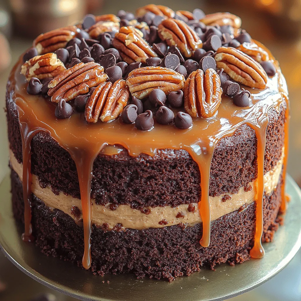 Indulging in a slice of Turtle Caramel Cake is like a journey through a rich landscape of flavors where decadent chocolate meets luscious caramel and the delightful crunch of pecans. This cake isn't just a dessert; it's an experience that brings together the beloved elements of the classic turtle candy concept into a moist, multi-layered cake that captivates both the eyes and the palate. With its velvety texture and a perfect balance of sweetness and nuttiness, the Turtle Caramel Cake has made its way into the hearts of dessert lovers everywhere.