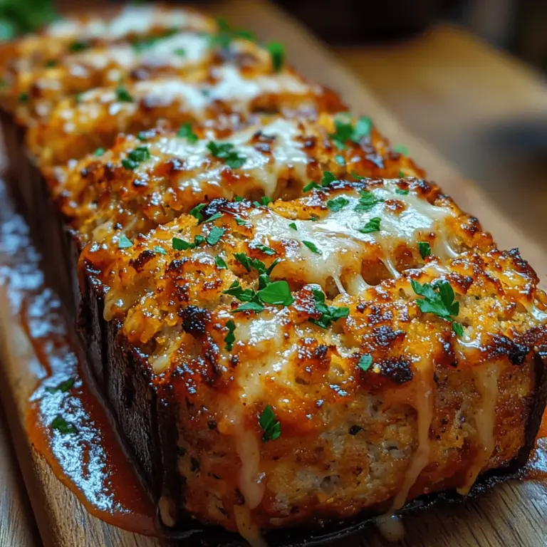 If you're looking for a comforting dish that combines wholesome ingredients with mouthwatering flavors, look no further than Savory Garlic Parmesan Chicken Meatloaves. This delightful take on the classic meatloaf is not only delicious but also a healthier option thanks to the use of lean ground chicken. With its rich garlic aroma and the nutty, salty bite of Parmesan cheese, this dish offers a satisfying meal that's perfect for any occasion—from busy weeknights to family gatherings.