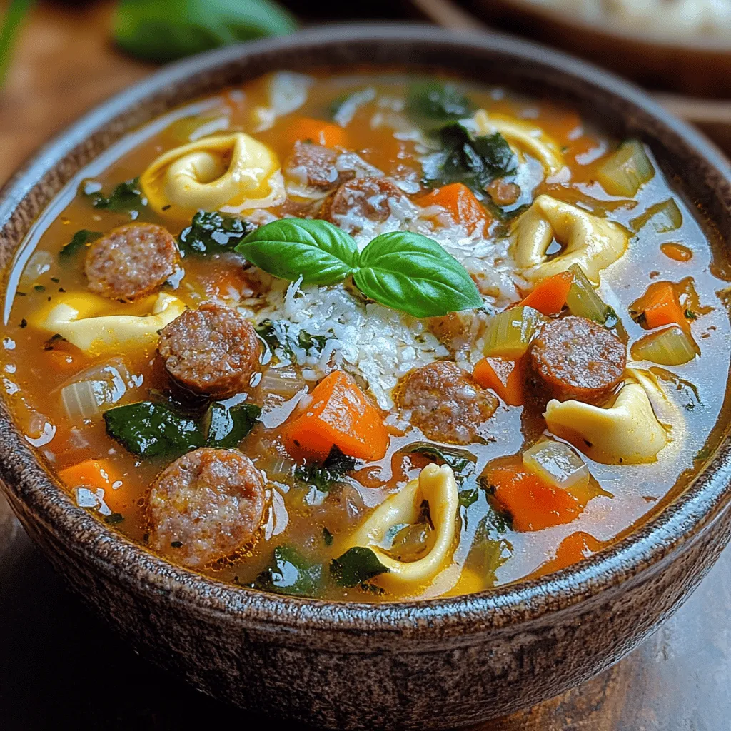 Creating a memorable sausage tortellini soup begins with understanding the key ingredients that make up this wonderful dish. Each component contributes to the overall flavor, texture, and nutritional value of the soup.
