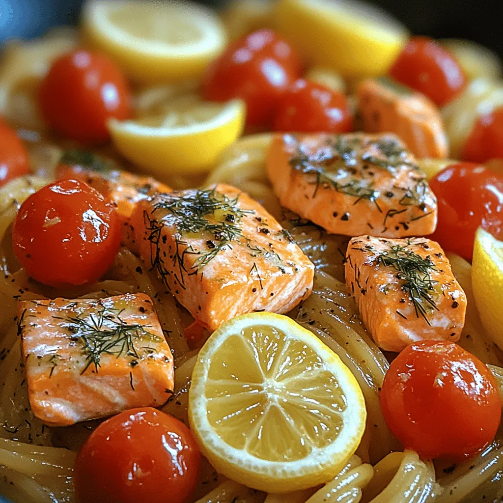 If you're on the lookout for a quick, nutritious, and delicious meal, look no further than One Pot Lemon-Dill Salmon Pasta. This delightful dish combines tender salmon, al dente pasta, and vibrant flavors that evoke the freshness of a sun-soaked Mediterranean summer. The beauty of this recipe lies not only in its taste but also in its simplicity; everything is cooked in one pot, making cleanup a breeze.