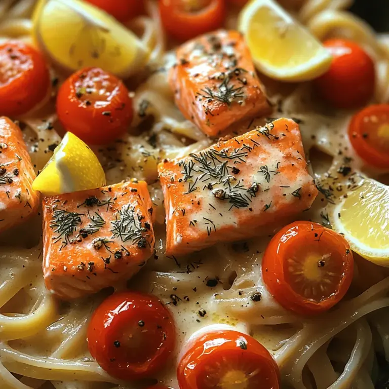 If you're on the lookout for a quick, nutritious, and delicious meal, look no further than One Pot Lemon-Dill Salmon Pasta. This delightful dish combines tender salmon, al dente pasta, and vibrant flavors that evoke the freshness of a sun-soaked Mediterranean summer. The beauty of this recipe lies not only in its taste but also in its simplicity; everything is cooked in one pot, making cleanup a breeze.