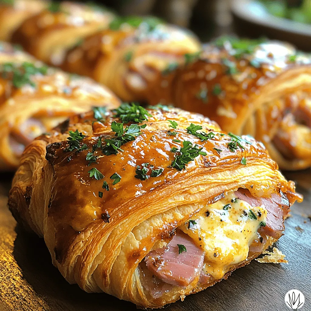 If you are searching for a dish that combines comfort, indulgence, and a touch of gourmet flair, look no further than the Cheesy Ham and Croissant Delight. This recipe showcases the delicate layers of buttery croissants, filled with savory ham and melted cheese, creating a mouthwatering experience that is perfect for breakfast, brunch, or even a quick dinner. The combination of flaky pastry and rich fillings makes this dish not only satisfying but also a delightful treat for the senses.