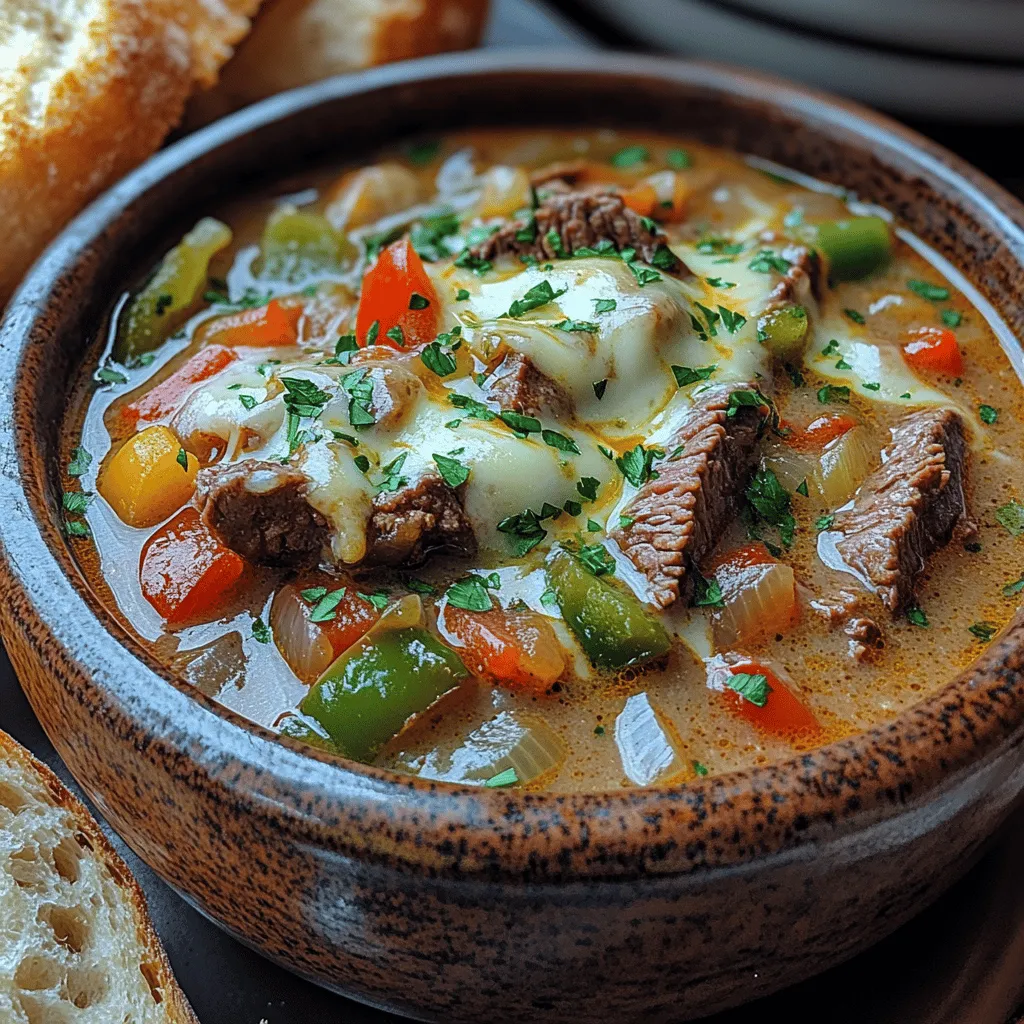 In the realm of comfort food, few dishes evoke the same level of warmth and satisfaction as a hearty soup. Enter the Savory Philly Cheesesteak Soup—a delightful fusion that brings together the rich flavors of the iconic Philly cheesesteak and the soothing qualities of a creamy soup. This dish is not just a meal; it’s an experience, capturing the essence of a beloved sandwich in a warm, inviting bowl.