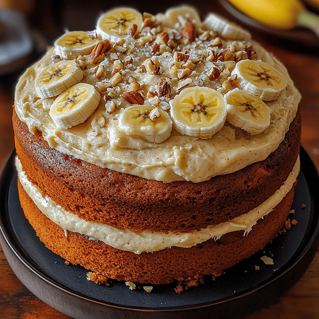 Welcome to the delightful world of Banana Bliss Cake, a dessert that not only tantalizes your taste buds but also fills your kitchen with an irresistible aroma. This cake is a perfect marriage of ripe bananas and the creamy richness of cream cheese frosting, creating a treat that is both moist and flavorful. Whether you are planning a family gathering, celebrating a birthday, or simply craving a sweet indulgence after dinner, Banana Bliss Cake is a versatile option that will satisfy your sweet tooth and impress your guests.