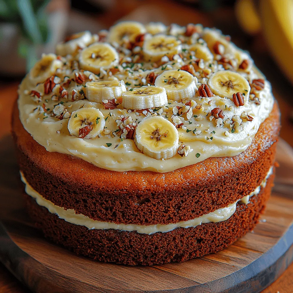Welcome to the delightful world of Banana Bliss Cake, a dessert that not only tantalizes your taste buds but also fills your kitchen with an irresistible aroma. This cake is a perfect marriage of ripe bananas and the creamy richness of cream cheese frosting, creating a treat that is both moist and flavorful. Whether you are planning a family gathering, celebrating a birthday, or simply craving a sweet indulgence after dinner, Banana Bliss Cake is a versatile option that will satisfy your sweet tooth and impress your guests.
