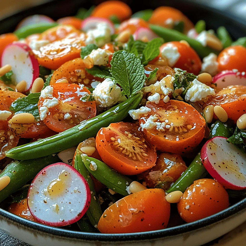 Welcome to a refreshing culinary experience that captures the essence of spring and summer in every bite: the Crunchy Sugar Snap Pea Delight. This vibrant salad is not just a feast for the eyes; it’s a celebration of fresh, wholesome ingredients that are both delicious and nutritious. With its crisp texture and bright colors, this salad is perfect for any occasion, whether you’re hosting a summer barbecue, seeking a light lunch, or wanting to impress guests at a dinner party.
