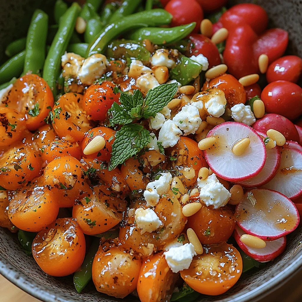 Welcome to a refreshing culinary experience that captures the essence of spring and summer in every bite: the Crunchy Sugar Snap Pea Delight. This vibrant salad is not just a feast for the eyes; it’s a celebration of fresh, wholesome ingredients that are both delicious and nutritious. With its crisp texture and bright colors, this salad is perfect for any occasion, whether you’re hosting a summer barbecue, seeking a light lunch, or wanting to impress guests at a dinner party.