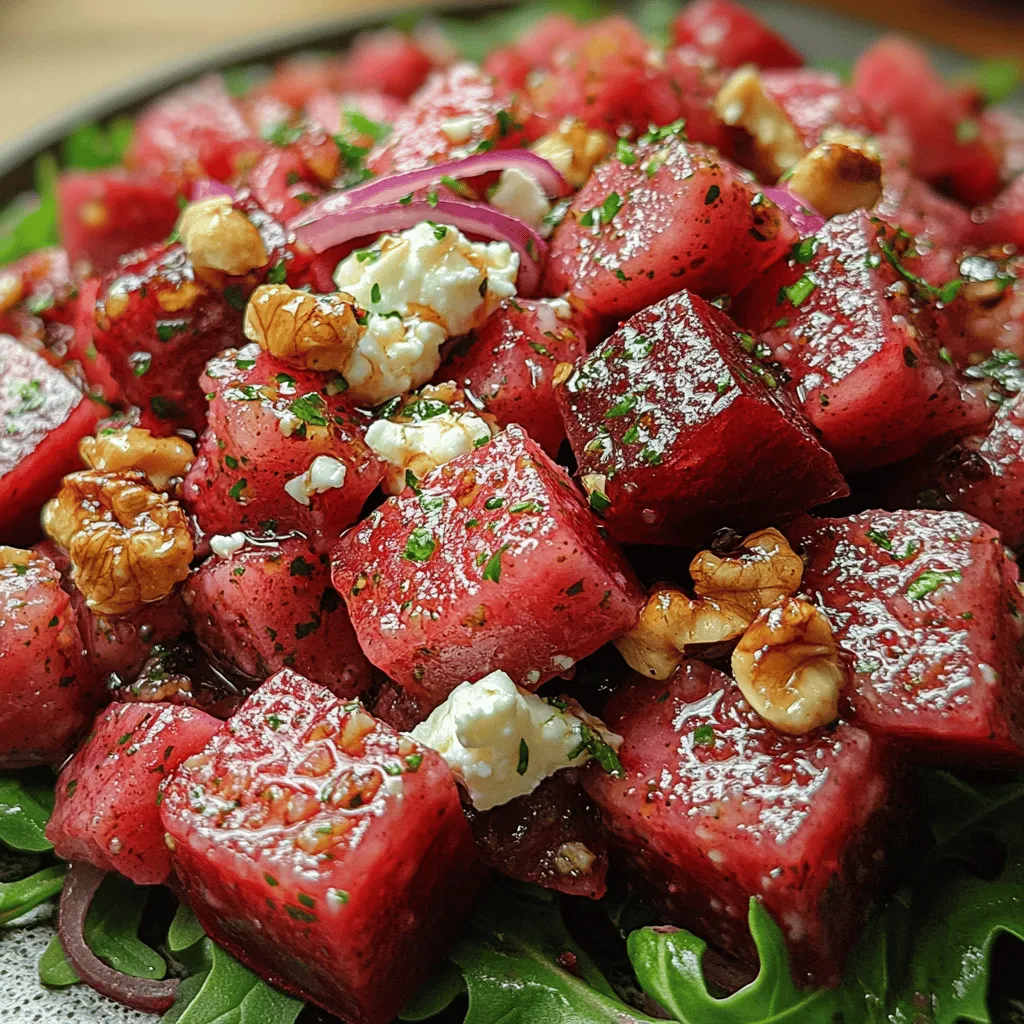 Salads have long been celebrated as versatile dishes that cater to a multitude of tastes and dietary preferences. Their appeal lies not only in their refreshing nature but also in the vibrant array of ingredients that can be combined to create colorful, flavor-packed meals. Among the myriad of salad options, the Vibrant Roasted Beet and Feta Salad stands out, offering a delightful fusion of tastes and textures that can elevate any dining experience. This salad is a showcase of earthy beets, tangy feta cheese, peppery arugula, and crunchy walnuts, making it a feast for both the eyes and the palate.