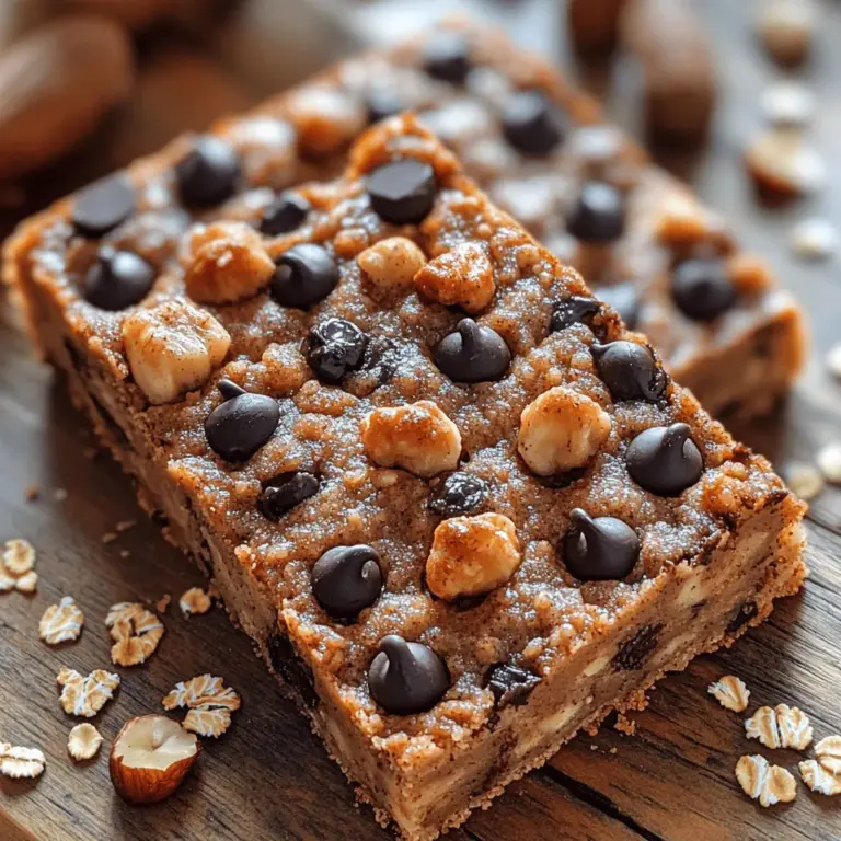 In the realm of healthy snacking, Peanut Butter Banana Oat Bars stand out as a delicious and nutritious option. These bars are not only an excellent source of energy but also bring together a delightful medley of flavors, combining the natural sweetness of ripe bananas with the rich creaminess of peanut butter. Perfect for breakfast on the go, a mid-afternoon pick-me-up, or a satisfying post-workout treat, these oat bars are designed to be versatile and appealing to both children and adults alike.