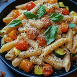 If you're on the lookout for a dish that combines vibrant flavors, hearty textures, and a bounty of nutrition, look no further than creamy roasted veggie pasta. This delightful recipe is not only a feast for the eyes but also a celebration of the vegetables you love. Roasting the veggies brings out their natural sweetness and depth of flavor, while the creamy sauce ties everything together in a delicious harmony. Whether you’re a busy professional, a parent trying to sneak in more nutrients, or a culinary enthusiast looking for a new favorite, this pasta dish is versatile, satisfying, and perfect for any occasion.