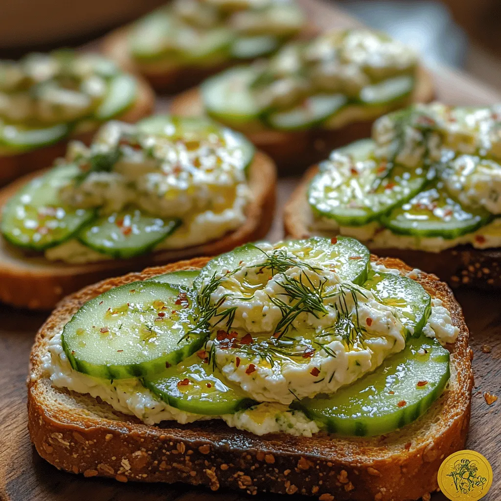 To create the perfect Whipped Feta Cucumber Toast Delight, it’s essential to understand the key ingredients that contribute to both the flavor and nutritional profile of this dish.