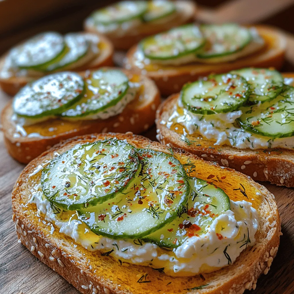 To create the perfect Whipped Feta Cucumber Toast Delight, it’s essential to understand the key ingredients that contribute to both the flavor and nutritional profile of this dish.