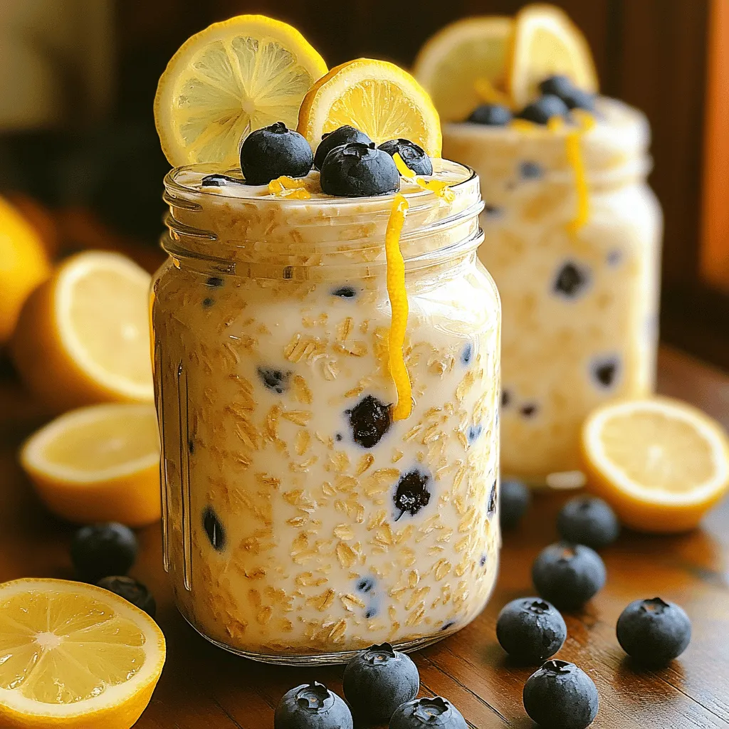 In today’s fast-paced world, finding quick yet nutritious breakfast options can be a challenge. Enter Zesty Lemon Blueberry Overnight Oats—a delightful, healthy breakfast that you can prepare in minutes and enjoy the next morning. This recipe combines the bright flavors of lemon with the sweetness of blueberries, creating a refreshing and satisfying meal to kickstart your day. Not only are these overnight oats easy to make, but they are also packed with essential nutrients, making them a perfect choice for busy mornings or leisurely weekends.