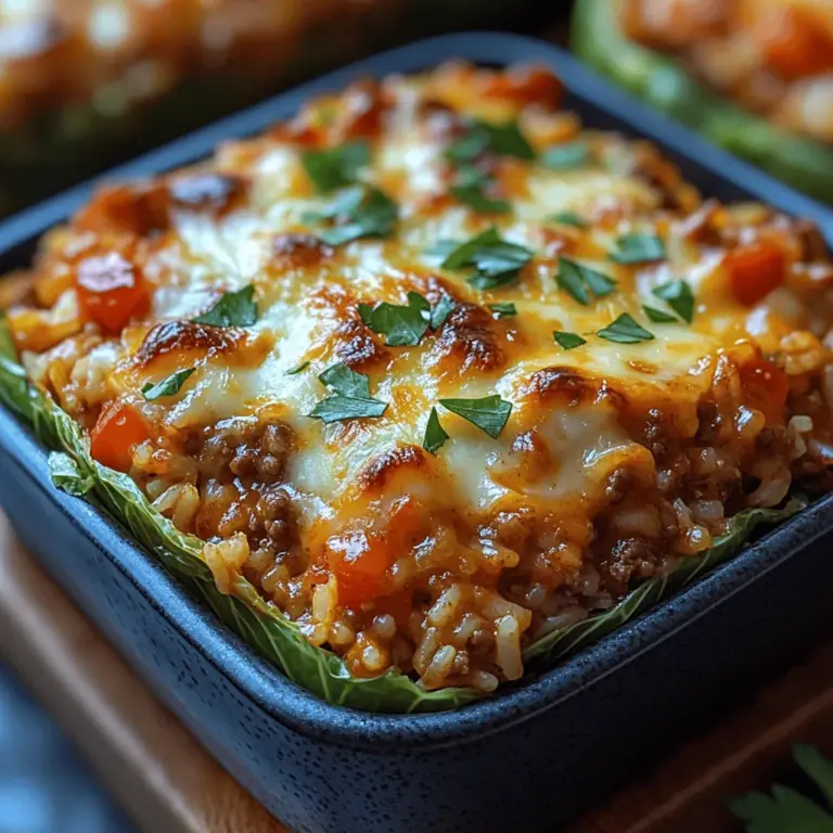 There’s something undeniably comforting about a casserole. It evokes feelings of warmth and nostalgia, bringing to mind family gatherings, cozy weekends, and the aroma of home-cooked meals wafting through the air. Casseroles are quintessential comfort food, with their ability to combine a variety of ingredients into one hearty dish, making them a staple in many households. Today, we invite you to discover the "Cozy Cabbage Dreams Casserole," a dish that embodies the spirit of home cooking and brings a burst of flavor to your dinner table.