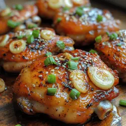 When it comes to family dinners, few dishes can compete with the delightful combination of sweet and savory flavors found in Sweet & Savory Honey Garlic Chicken Thighs. This dish not only pleases the palate but also garners rave reviews from kids and adults alike. The tender, juicy chicken thighs, glazed in a luscious honey garlic sauce, create a meal that’s both comforting and satisfying. Whether you’re hosting a weeknight dinner or preparing for a special occasion, this recipe is sure to become a staple in your culinary repertoire.
