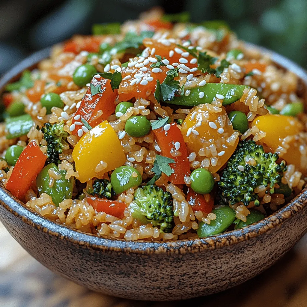 Fried rice is a beloved dish that has earned its place as a staple in many cuisines around the world. Its versatility allows it to be customized with a variety of ingredients, making it a go-to option for home cooks and restaurant chefs alike. Whether it’s served as a main dish or a side, fried rice can accommodate a wide range of flavors and textures, appealing to the taste buds of everyone. As culinary trends evolve, so does the demand for healthier dining options. This is where our Colorful Veggie-Packed Fried Rice comes into play, offering an exciting, nutritious twist on the classic dish.