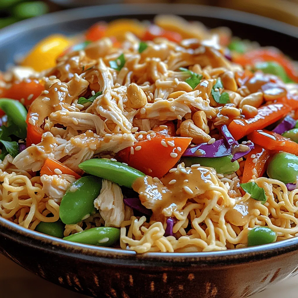 Salads have become a staple in contemporary cooking, appreciated not just for their health benefits but also for their versatility and vibrant presentation. As people increasingly seek out lighter meal options that still pack a punch in terms of flavor, salads have evolved from simple greens with dressing to complex and colorful dishes that can satisfy any palate. One standout option in this category is the Crunchy Ramen Noodle Chicken Salad—a dish that combines the freshness of vegetables, the protein of chicken, and the unique texture of ramen noodles for a satisfying meal.