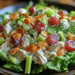 Chicken salad is a beloved dish found in various cuisines around the world. Whether served on a bed of greens, stuffed into a sandwich, or packed as a picnic staple, its versatility and comforting nature have made it a go-to meal for many. Traditionally, chicken salad recipes often rely on mayonnaise as a base, which can add unnecessary calories and fat. However, a healthier twist on this classic is to use Greek yogurt instead. This substitution not only lightens up the dish but also enhances its nutritional profile, making it a great option for health-conscious eaters.
