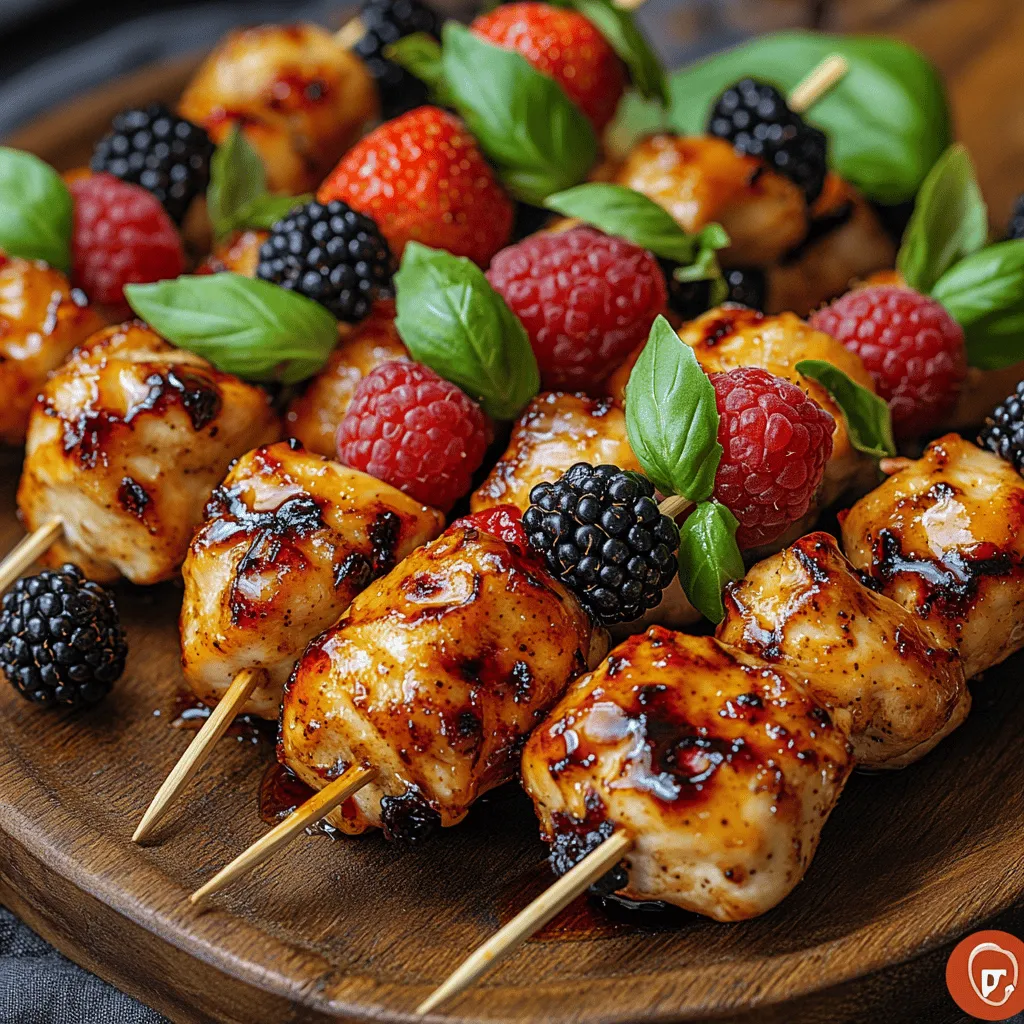 If you're on the lookout for a unique appetizer that combines savory flavors with a delightful touch of sweetness, look no further than Balsamic Berry Chicken Bites. This dish is not just a feast for the taste buds; it also presents beautifully, making it a stunning addition to any gathering. Imagine succulent pieces of chicken breast coated in a luscious balsamic berry glaze, bursting with vibrant colors and enticing aromas. This recipe brings together the robust flavors of chicken, the natural sweetness of mixed berries, and the tangy sophistication of balsamic vinegar, creating an unforgettable culinary experience.