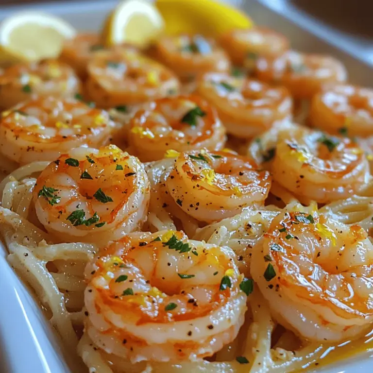 The quality of the ingredients used in any recipe is paramount, and Zesty Lemon Garlic Shrimp is no exception. Fresh shrimp, ripe lemons, and high-quality olive oil are essential components that enhance the overall flavor and texture of the dish. When flavors are clean and vibrant, they elevate the entire dining experience. As you prepare this dish, remember that sourcing fresh ingredients is not just a recommendation; it is a crucial step in achieving the best results.