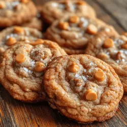 If you're in search of a cookie that embodies the perfect balance of flavors, look no further than Salty-Sweet Butterscotch Bliss Cookies. These delectable treats combine the rich, buttery sweetness of butterscotch with a surprising hint of saltiness, creating a flavor profile that is both indulgent and intriguing. The growing trend of sweet and salty desserts has captured the hearts of bakers and dessert lovers alike, making these cookies an ideal choice for any occasion, whether it’s a casual family gathering or a special celebration.