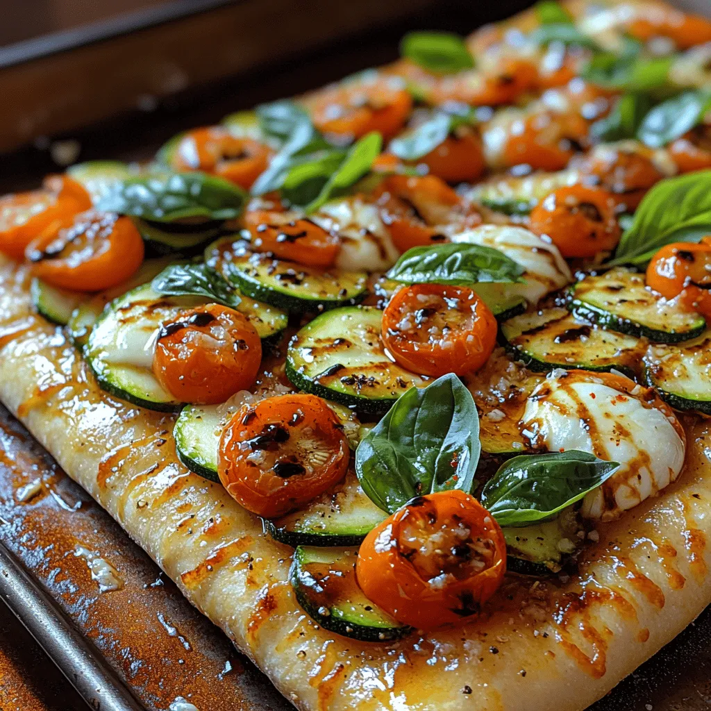 Roasted garlic veggie flatbread is a delicious and versatile dish that seamlessly fits into various occasions, whether it be a cozy weeknight dinner, a lively gathering with friends, or even as a healthy snack option. This recipe combines the rich, aromatic flavor of roasted garlic with a colorful assortment of fresh vegetables, resulting in a dish that is not only satisfying but also packed with nutrients. The simplicity of the preparation process makes it accessible for both novice and experienced home cooks, allowing anyone to create a gourmet experience in their own kitchen.
