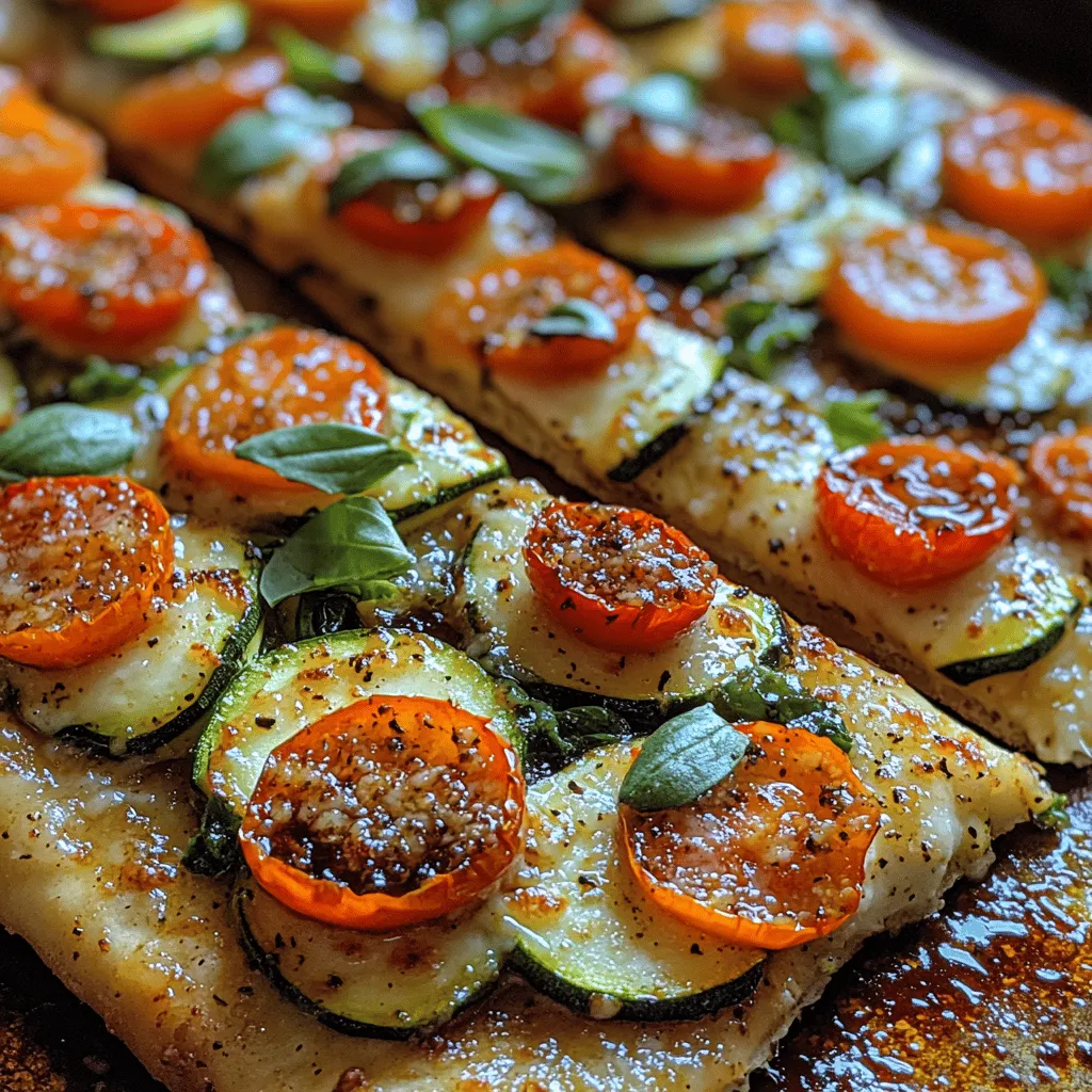 Roasted garlic veggie flatbread is a delicious and versatile dish that seamlessly fits into various occasions, whether it be a cozy weeknight dinner, a lively gathering with friends, or even as a healthy snack option. This recipe combines the rich, aromatic flavor of roasted garlic with a colorful assortment of fresh vegetables, resulting in a dish that is not only satisfying but also packed with nutrients. The simplicity of the preparation process makes it accessible for both novice and experienced home cooks, allowing anyone to create a gourmet experience in their own kitchen.