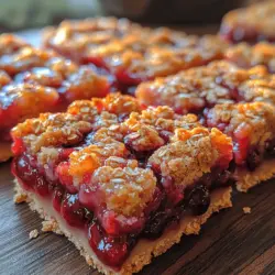 Cherry pie crumble bars are a delightful fusion of flavors and textures, merging the classic taste of cherry pie with the convenient, portable format of a bar. This dessert has gained immense popularity for its perfect balance of sweet and tart cherries, complemented by a crumbly topping that adds both flavor and crunch. Whether you are hosting a family gathering, heading out for a picnic, or simply craving a sweet treat at home, these bars are an excellent choice. They are not only easy to prepare but also versatile, allowing you to use fresh or frozen cherries based on the season and availability.