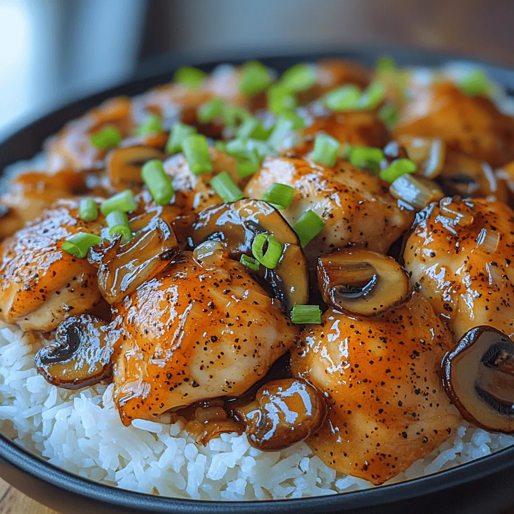 If you're looking to elevate your weeknight dinners with a dish that's not only packed with flavor but also easy to prepare, look no further than Spicy Black Pepper Chicken with Savory Mushrooms. This delightful recipe combines the tender juiciness of chicken thighs with the earthiness of mushrooms and the bold kick of black pepper, creating a harmonious blend that will tantalize your taste buds and warm your heart.