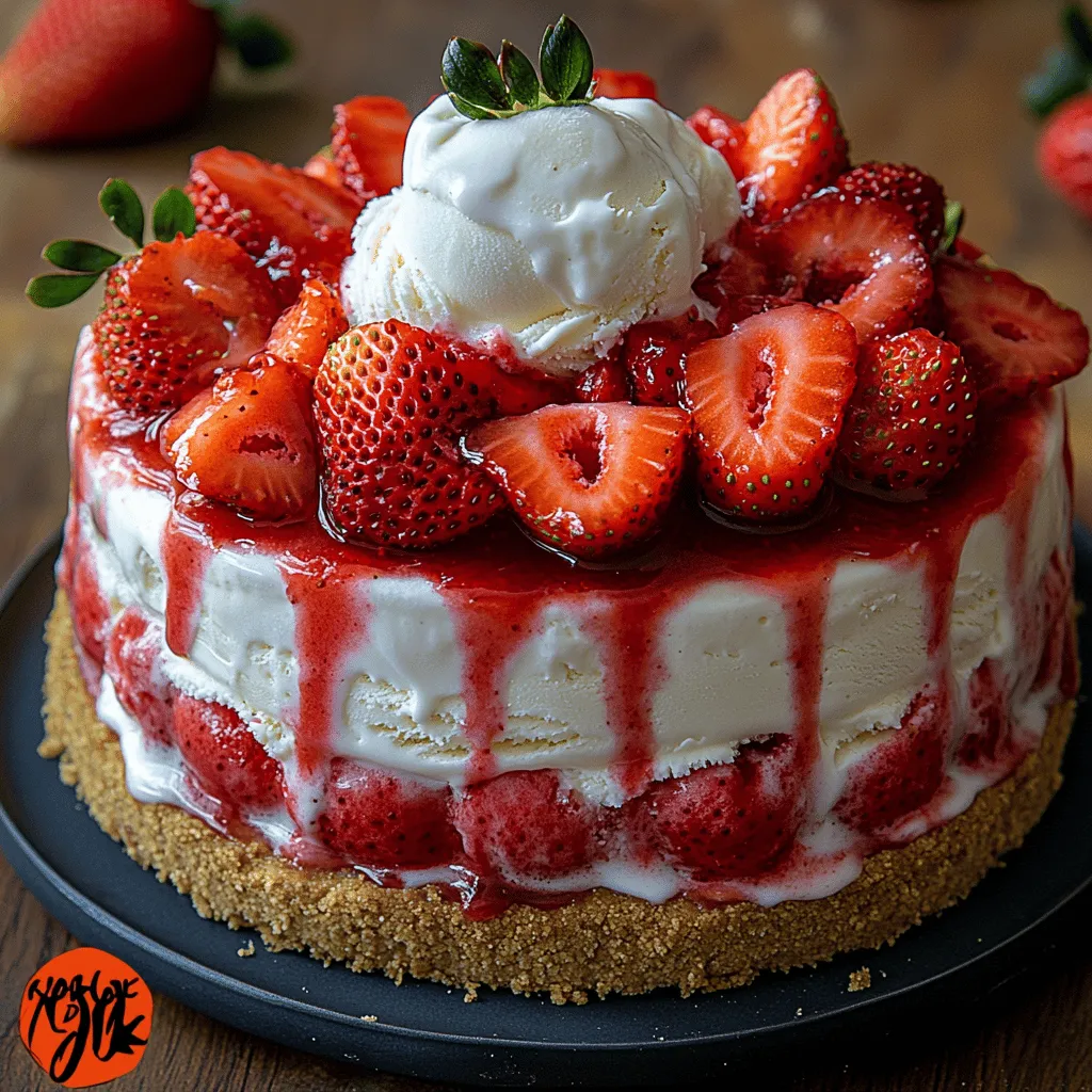 As the warm sun begins to shine and the days stretch longer, there’s nothing quite like enjoying a refreshing dessert to celebrate the season. Enter the Frosty Delight: Easy Strawberry Ice Cream Cake. This delightful dessert combines the luscious sweetness of strawberries with the creamy goodness of ice cream, resulting in a treat that is sure to impress family and friends alike. Whether you’re hosting a summer gathering, a birthday party, or simply looking for a way to cool off on a hot afternoon, this cake offers a perfect balance of flavors and textures that will leave everyone asking for seconds.