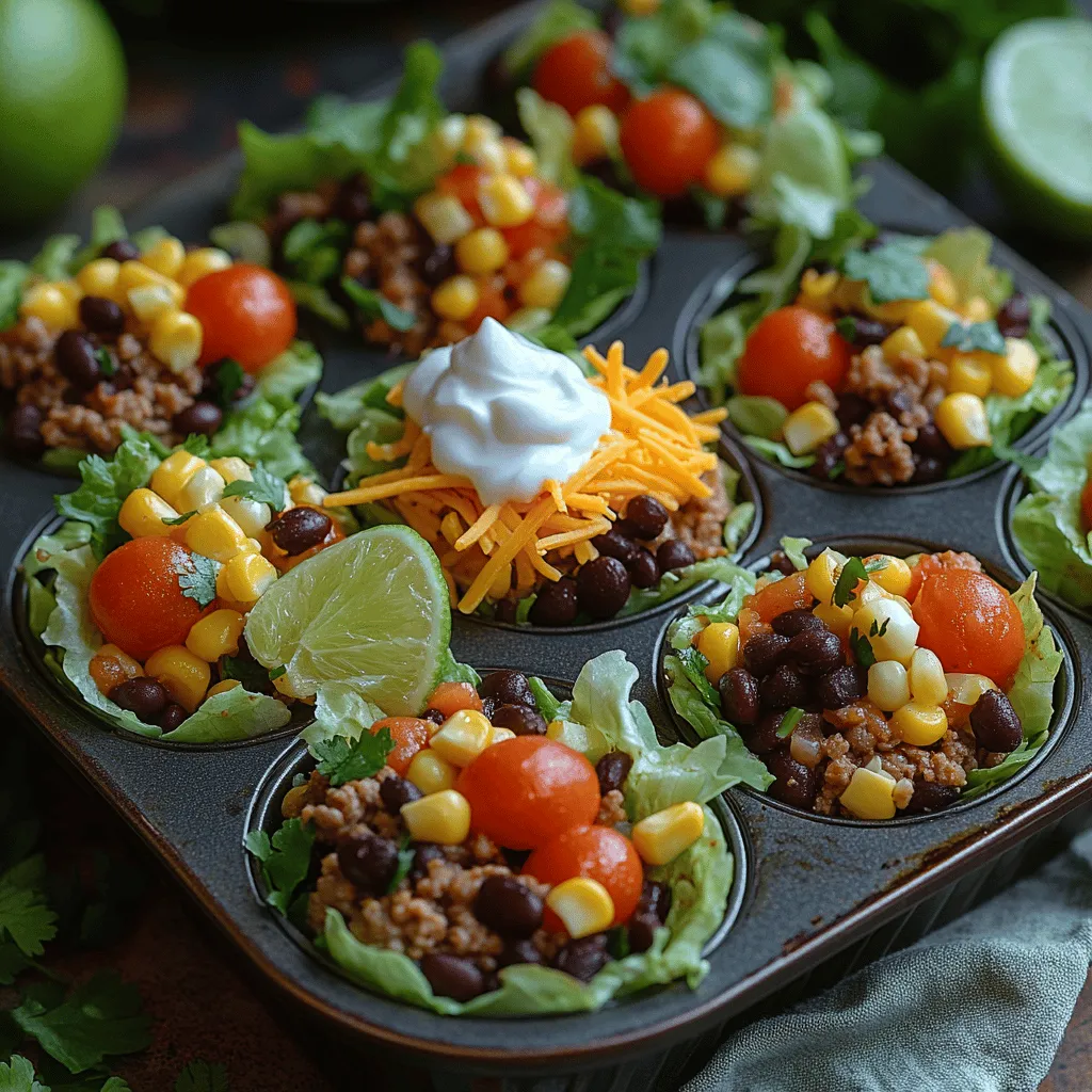 Exploring the core components of the Crunchy Mini Taco Salad Cups provides insight into their nutritional benefits and flavor profiles. Each ingredient plays a vital role in creating the delightful taste and texture that makes these mini cups so irresistible.