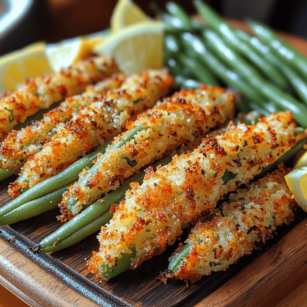 In the realm of healthy snacking and side dishes, Crunchy Parmesan Green Bean Fries stand out as a delightful combination of flavor, texture, and nutritional benefits. This innovative twist on traditional fries takes the humble green bean and transforms it into a crispy, savory snack that appeals to both adults and children alike. Whether you’re looking for a nutritious side dish to accompany your main course or a guilt-free snack to munch on, these green bean fries are sure to impress.